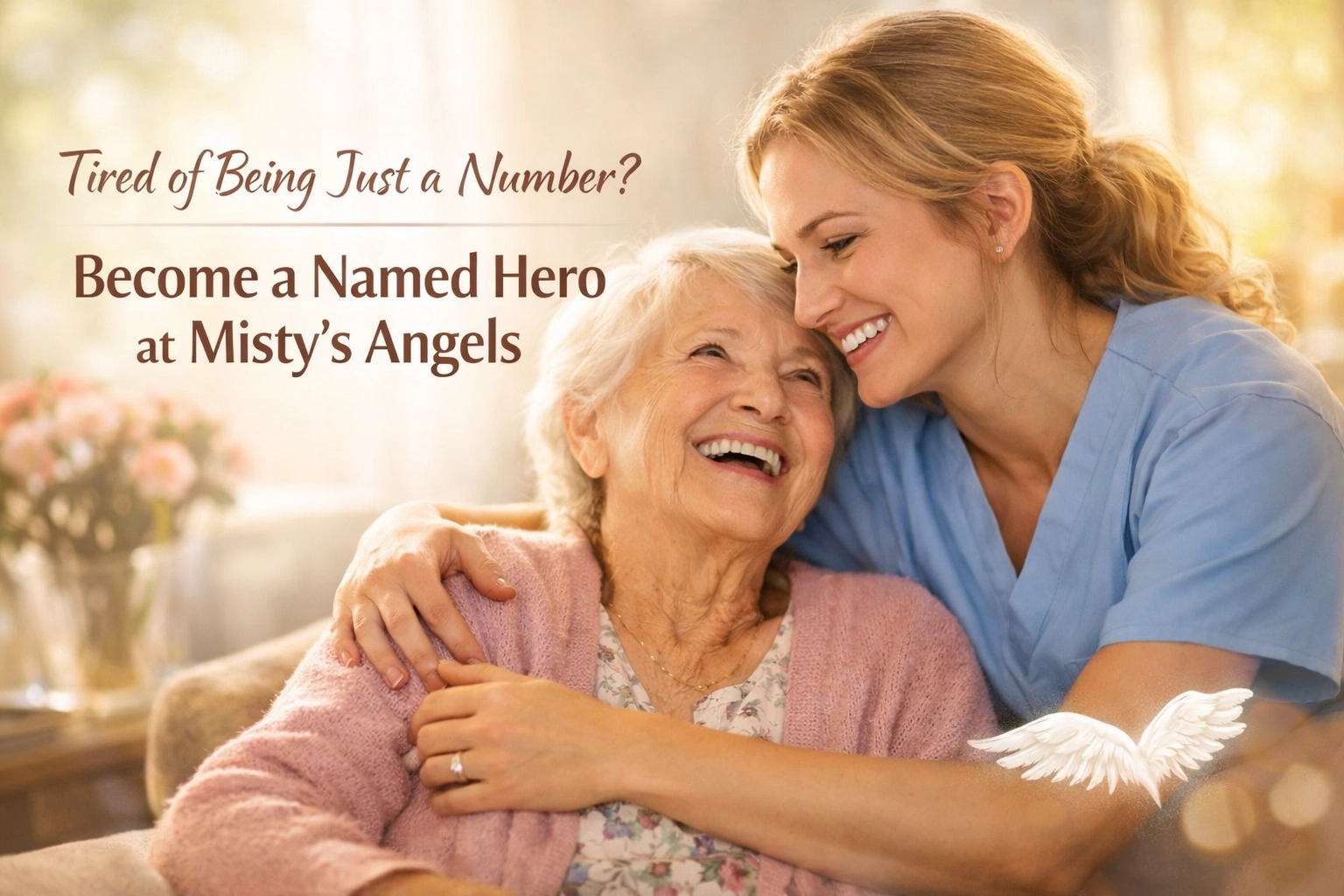 Tired of Being Just a Number? Become a Named Hero at Misty's Angels
